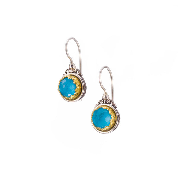 Iris Round earrings
