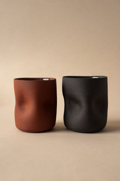 Ceramic Crumpled Tumbler