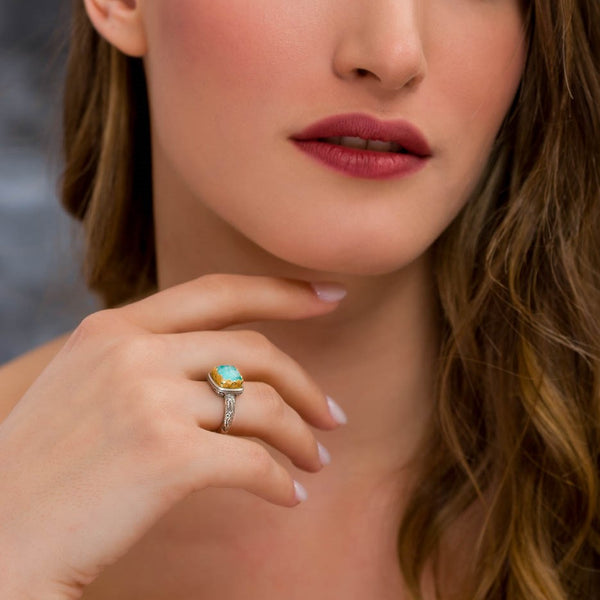 Iris Square ring | Small
