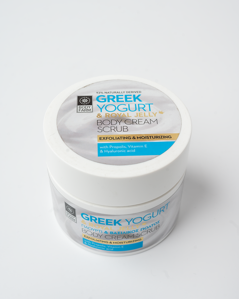 Body Cream Scrub Greek Yogurt