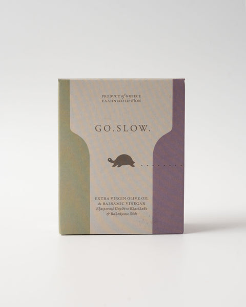 Go Slow | Gift Box Extra Virgin Olive Oil & Balsamic Vinegar
