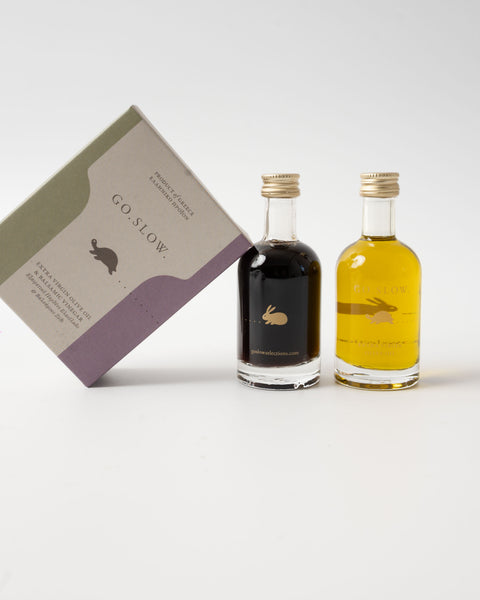 Go Slow | Gift Box Extra Virgin Olive Oil & Balsamic Vinegar