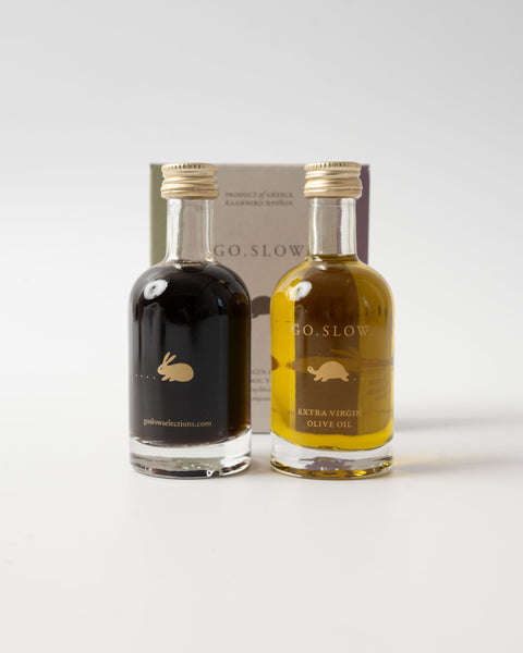 Go Slow | Gift Box Extra Virgin Olive Oil & Balsamic Vinegar