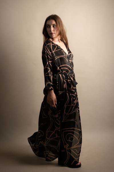 Ariadne Swank Fine Maxi Shirt Dress