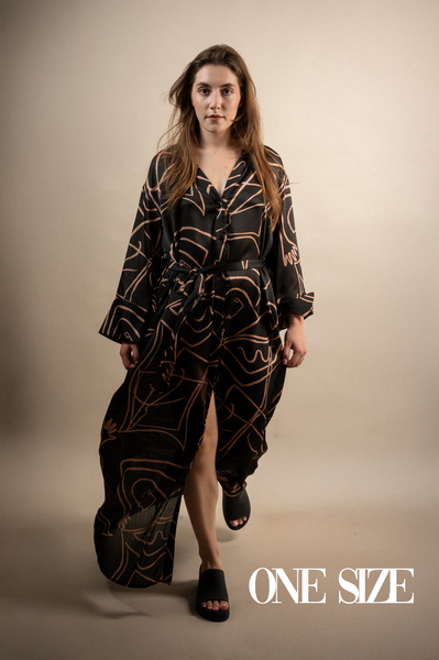 Ariadne Swank Fine Maxi Shirt Dress