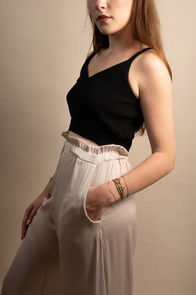 Silk Pants Ecru