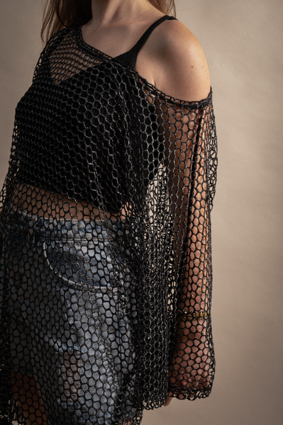 Sonder Fishnet Tunic Dress