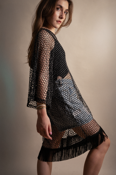 Sonder Fishnet Tunic Dress