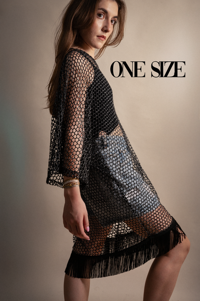 Sonder Fishnet Tunic Dress