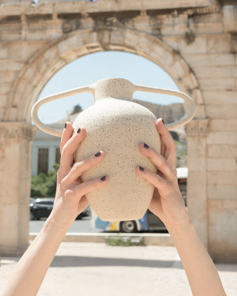 Amphora Ceramic Stigmas Vessel Natural Texture