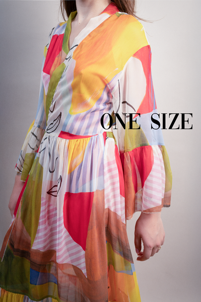 Hermes Long Silk Kaftan
