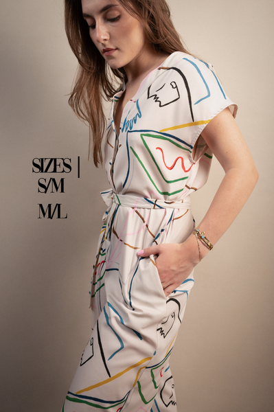 Confidence Printed Jumpsuit / Intimacy Print