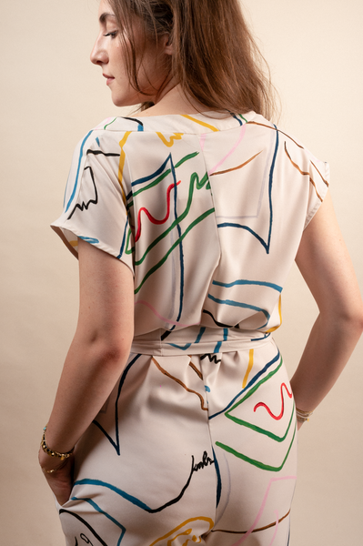 Confidence Printed Jumpsuit / Intimacy Print