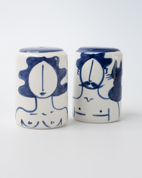 Ceramic Salt & Pepper - Naked Collection