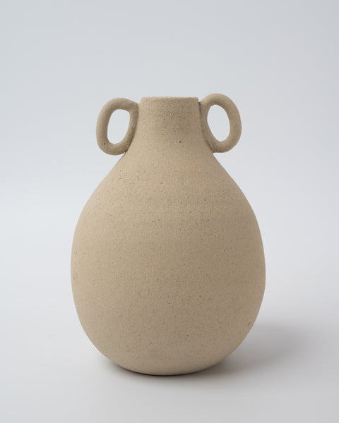 Ceramic Vessel with Raw Natural Texture | Pelike
