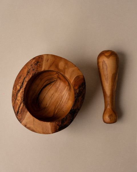 Olive Wood Mortar