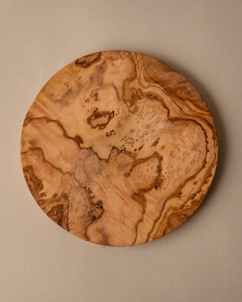 Olive Wood Cutting Board | Round