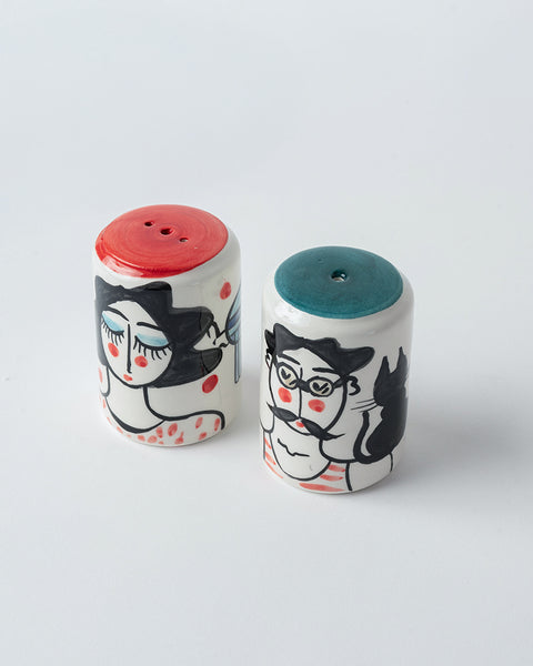 Ceramic Salt & Pepper - Colorful Collection