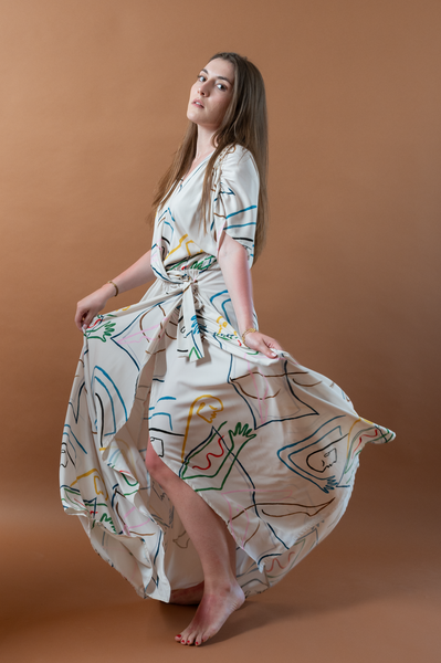 Serenity Maxi Wrap Dress