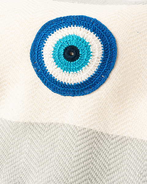 Limnos Motif Eye Beach Towel | Pestemal