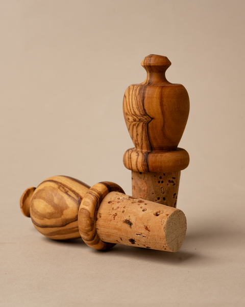Olive Wood Wine Cork