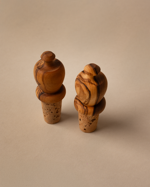 Olive Wood Wine Cork