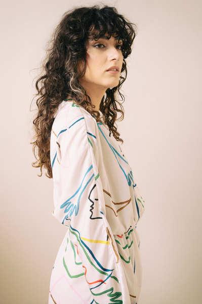 Affection Mini Wrap Dress