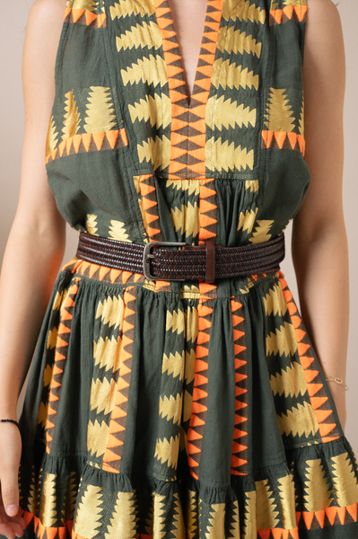 Chaki Mini dress