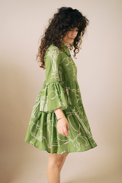 Kallisto Ruffle Mini Dress | Kion Decennial