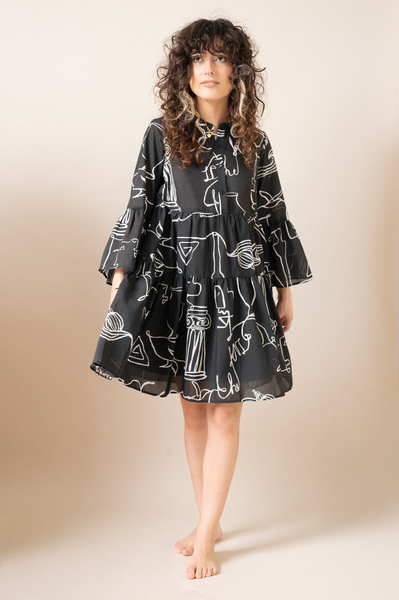 Kallisto Ruffle Mini Dress | Kion Decennial