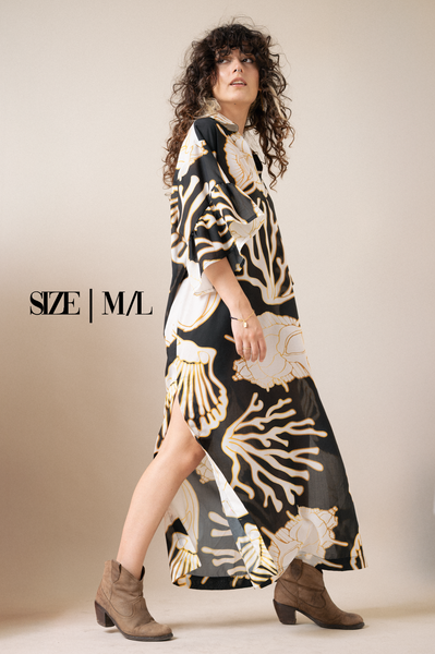 Merit Midi Kaftan Dress