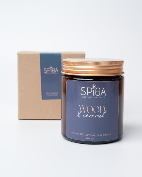 "Mystery Moment" | Wood & Caramel Candle