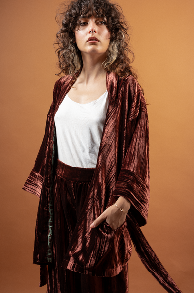 Ava Velour Jacket / Kimono