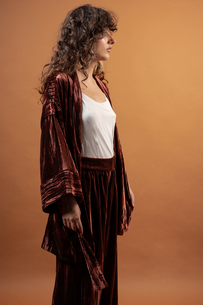 Ava Velour Jacket / Kimono