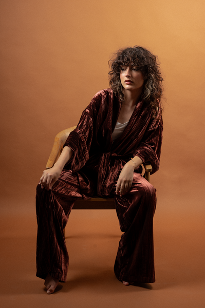 Ava Velour Jacket / Kimono