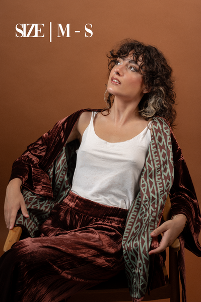 Ava Velour Jacket / Kimono