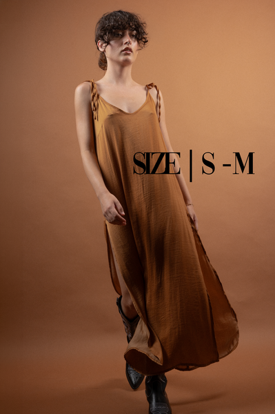 Silk Dress Cinnamon