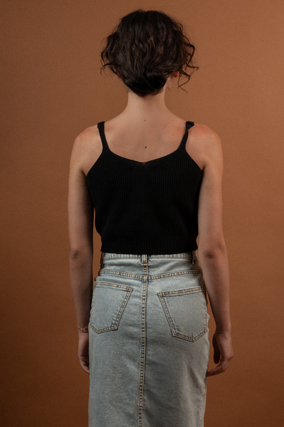 Gaia Denim Skirt Light Blue