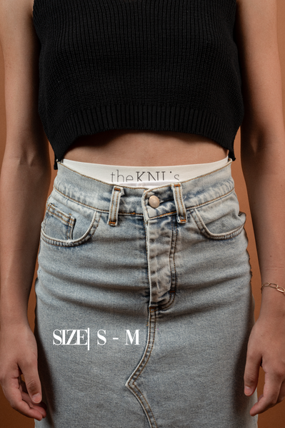 Gaia Denim Skirt Light Blue
