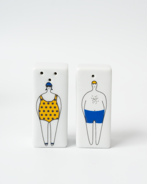Porcelain Salt & Pepper Set