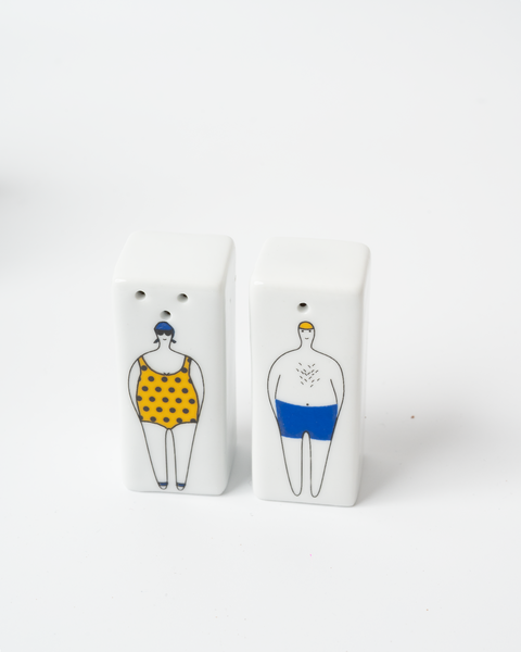 Porcelain Salt & Pepper Set