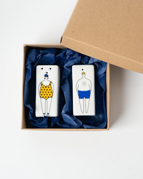 Porcelain Salt & Pepper Set