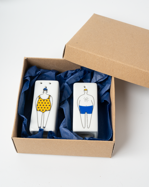Porcelain Salt & Pepper Set