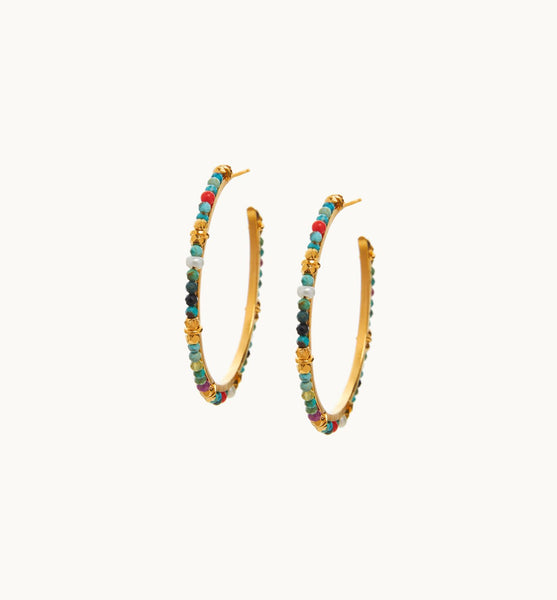 "Funky" Hoop Earrings