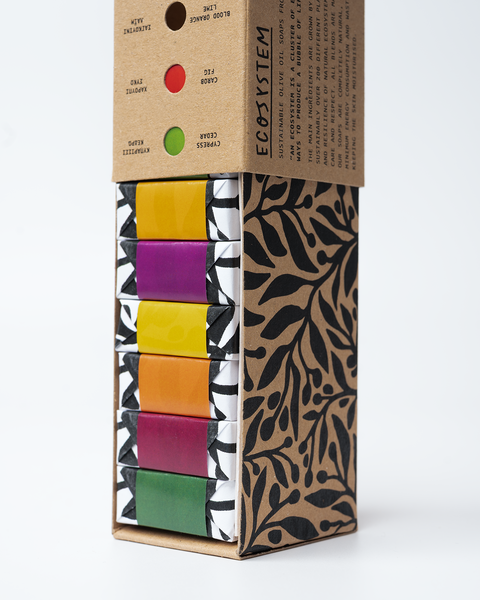 Mini natural soaps 8-pack
