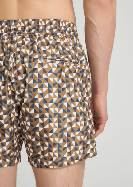 Mylos Swimwear Bronze Brown/Ocean Blue