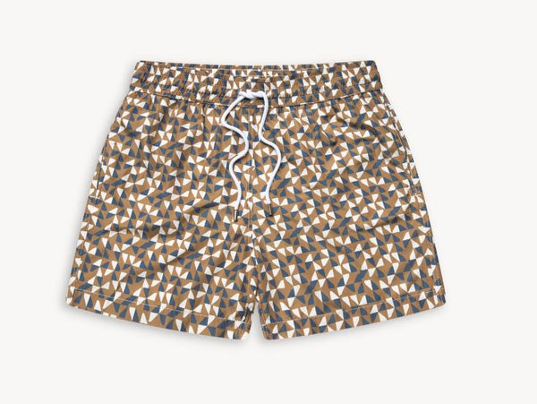 Mylos Swimwear Bronze Brown/Ocean Blue