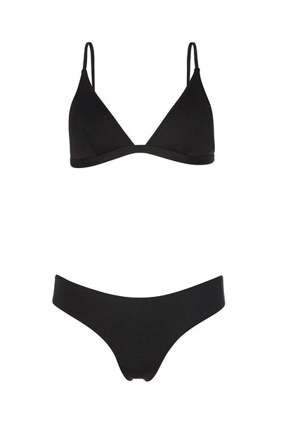 Zoe & Marie - Pierced Black