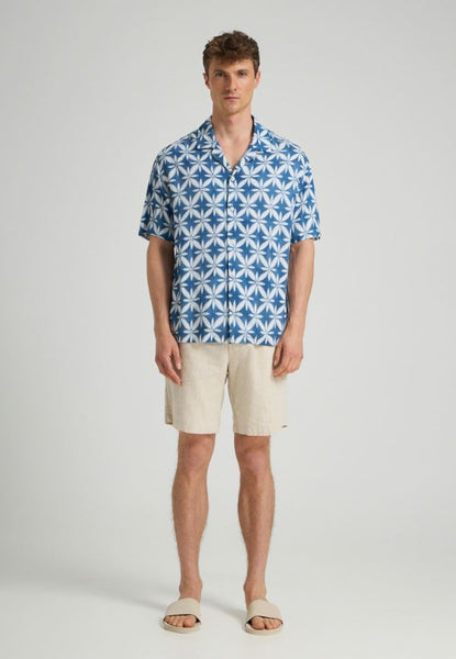 Flora Short Sleeve Print Shirt