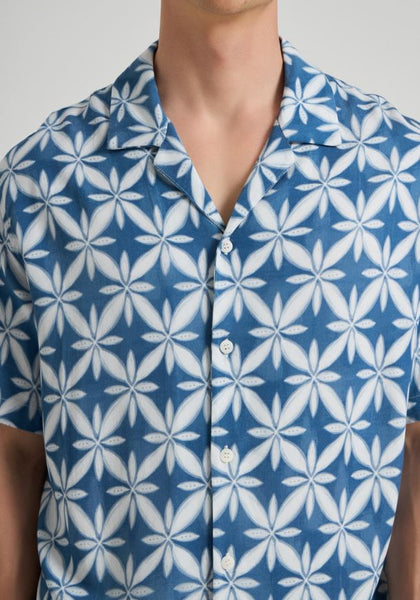 Flora Short Sleeve Print Shirt